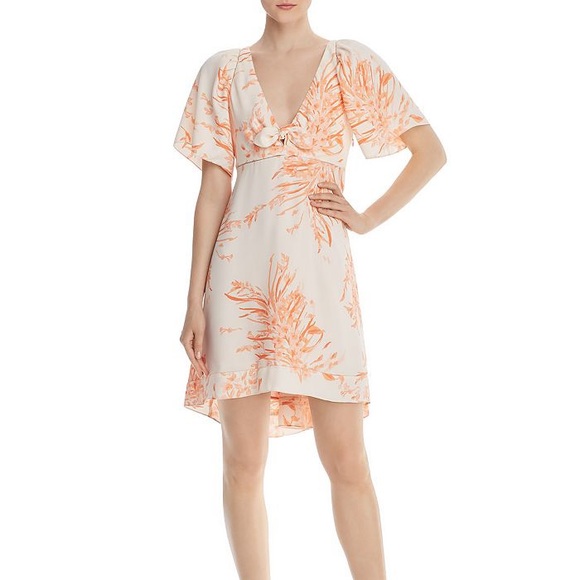 Orange & Cream Joie Aralda Floral Dress - Picture 2 of 8